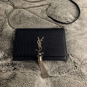 YSL wallet on a chain purse